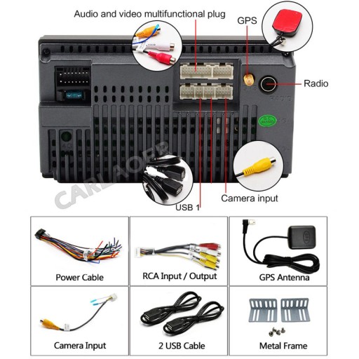 7 стилей ISO T3 2G 32G Радио 2 Din Android 10 GPS W