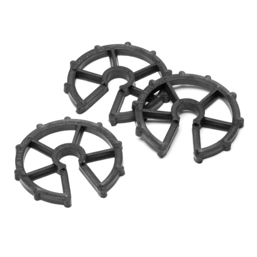 Dystanse pionowy 30mm gwiazdka 500szt pręt 16-18mm