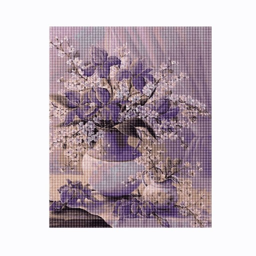 Haft Diamentowy Diamond 30x40cm Kwiaty DPX-03250