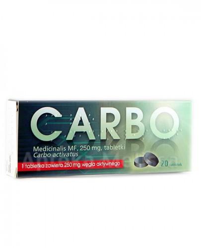 CARBO MEDICINALIS MF Активированный уголь, 20 таблеток.