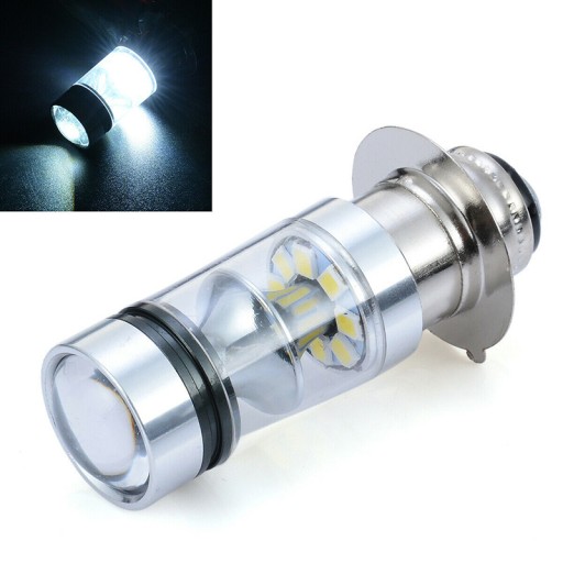 BA20D H6 2323 20SMD LED 100W Motorcycle Lamp Bulb