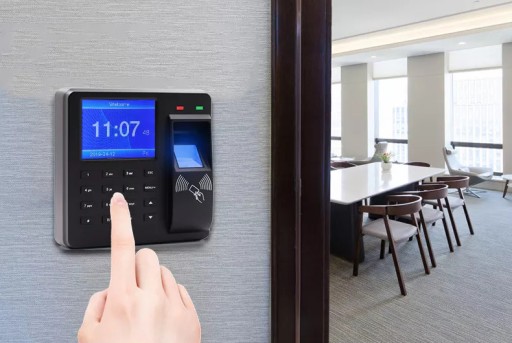 Регистратор рабочего времени с контролем доступа RFID, отпечатком пальца