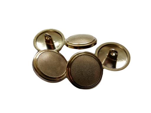 GUZIK METALOWY - ZŁOTO - STOPKA - guziki - 20 mm