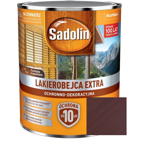 SADOLIN EXTRA ЛАКО МОРЯЧКА ТЕМНО-КРАСНОЕ 5Л