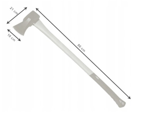 SIEKIERA ROZŁUPUJĄCA FIBERGLASS 3000G 86CM DUŻA