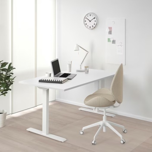 IKEA RODULF biurko z regulacją wysokości 140x80 cm