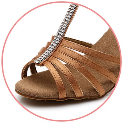 BUTY DO TAŃCA LATINO OBUWIE NA TANIEC NUDE 7CM 41