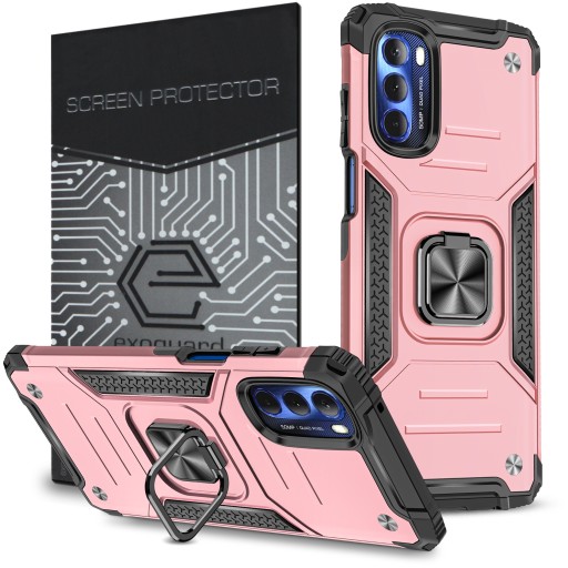 ETUI PANCERNE CASE + SZKŁO do MOTOROLA MOTO G52 G82 5G