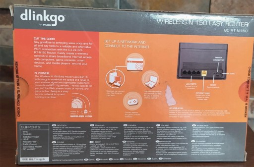 Простой маршрутизатор D-Link Go Wireless N150