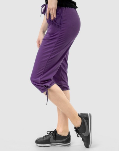 SPODNIE damskie RYBACZKI spodenki 8133 czerwon 4XL