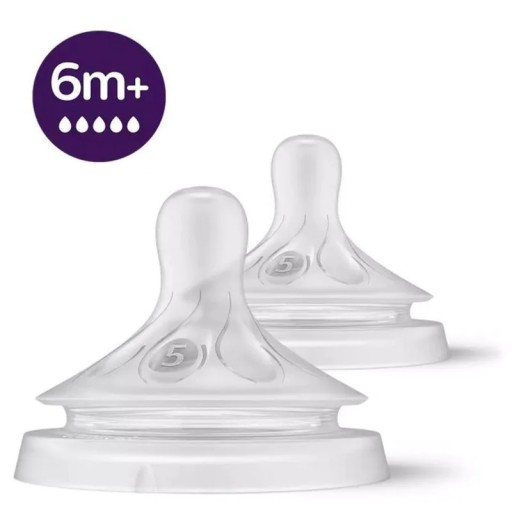 Соска AVENT NATURAL RESPONSE ANTI-COLIC BOTTLE соски 2шт 6м 965/02