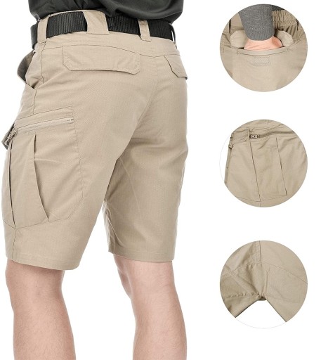 SPODENKI KRÓTKIE MESKIE BÓJOWKI HELIKON UTS 11 SZORTY WOJSKOWE KHAKI L