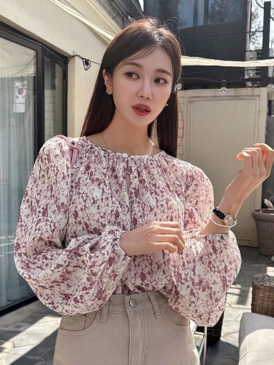 ПОВСЕДНЕВНАЯ БЛУЗКА DAZY XL С ТЕКСТУРНОЙ ФОРМОЙ В БОХО DITSY BOHO