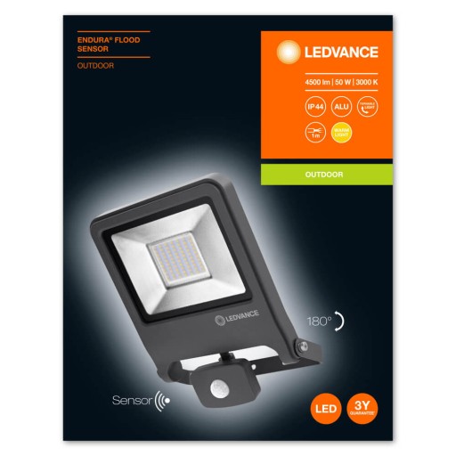 Светодиодный прожектор 50Вт 830 ENDURA LEDVANCE SENSOR