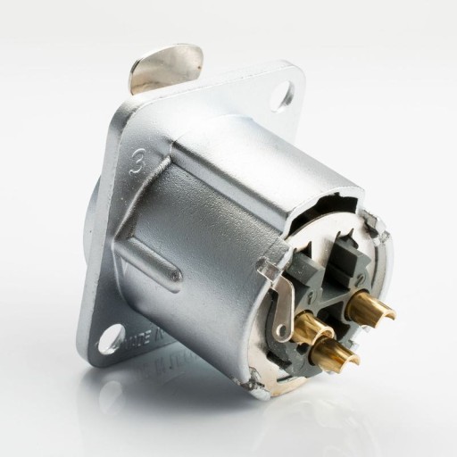 NEUTRIK NC3FD-LX-HE XLR розетка, 3 контакта