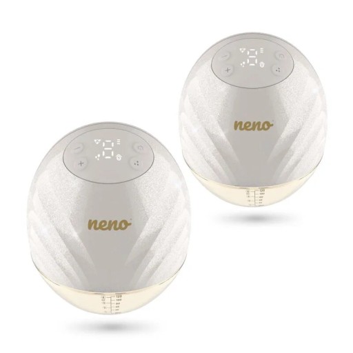 Молокоотсос NENO Perla Twin, белый, двусторонний