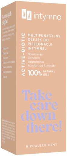 AA Intymna Active-Biotic Многофункциональное масло для интимного ухода.