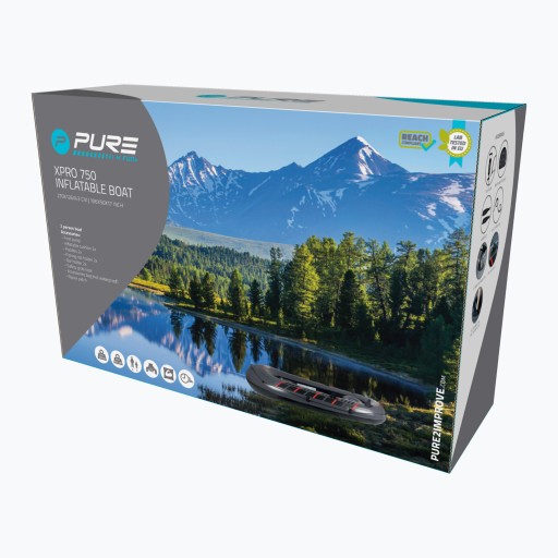 Ponton Pure4Fun XPRO 750 BOAT szary 270x126x52 cm
