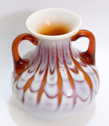 Закупки - LOVELY OLD VASE - массивное, разноцветное стекло.