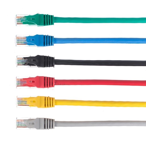 Патч-корд RJ45, кат. 5e UTP, 2м, Netrack, черный.