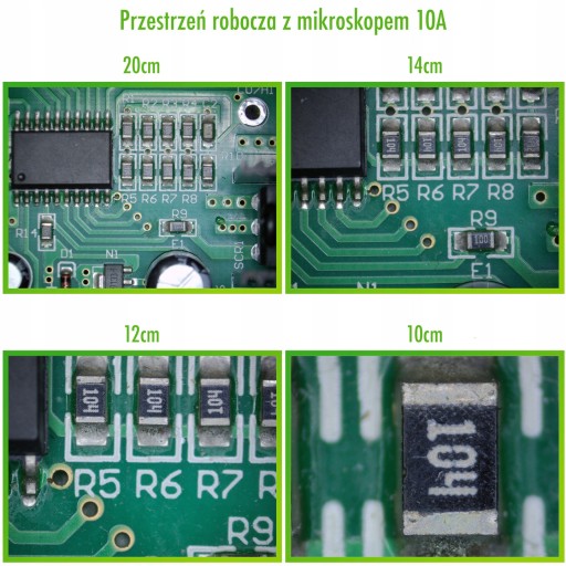MIKROSKOP CYFROWY Z KAMERĄ 4K DUŻA PRZESTRZEŃ BAZA