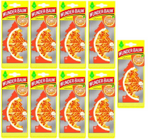 WUNDER BAUM CHRISTMAS TREE аромат АПЕЛЬСИНОВЫЙ СОК дерево x9