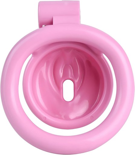 CHASTITY MAŁY RÓŻOWY MINI PAS CNOTY KLATKA NA PENISA