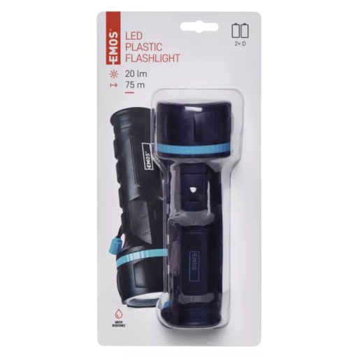 EMOS LED ПЛАСТИКОВЫЙ ФОНАРЬ ВОДОНЕПРОНИЦАЕМЫЙ IP43 P3862