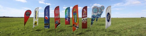 Fajerwerki reklama nr 3 Beachflag Winder Flaga