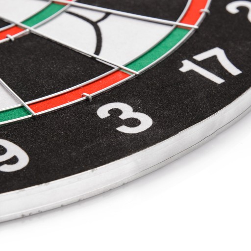 ДОСКА METEOR DART BOARD 17 дюймов, 6 дротиков, двусторонняя