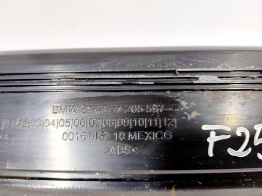 БМВ Х3 Ф25 Х4 Ф26 15 лет Накладка переднего порога 7205597