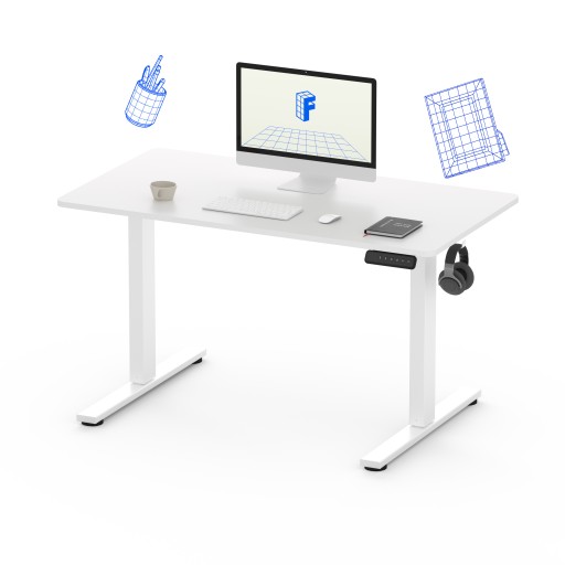 FLEXISPOT письменный стол Письменный стол с электрической регулировкой высоты и крючком 100*60см