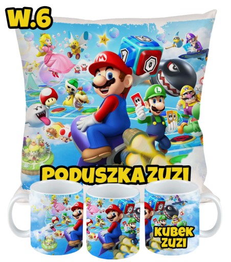 НАБОР ПОДУШЕК SUPER MARIO SONIC, ПОДАРОК