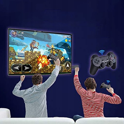 ТЕЛЕВИЗИОННАЯ ИГРОВАЯ РЕТРО-КОНСОЛЬ + 2 ПАНЛОДА + 15 000 ИГР