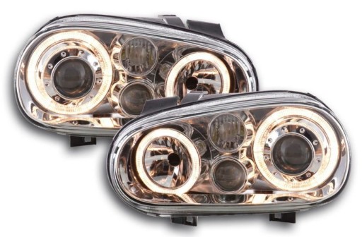 Лампы Фары VW GOLF IV 4 RINGS + ГАЛОГЕНЫ
