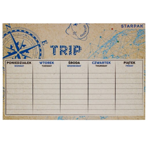 Таблица-план урока Mnoz A5 Trip Starpak Pb25/750