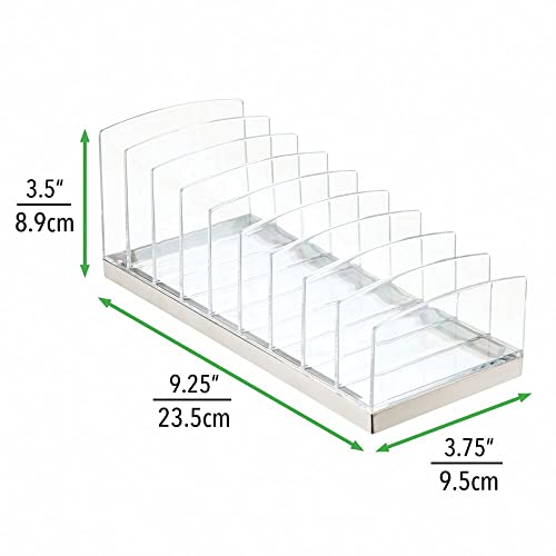 mDesign Stylowy stojak na palety cieni - Organizer