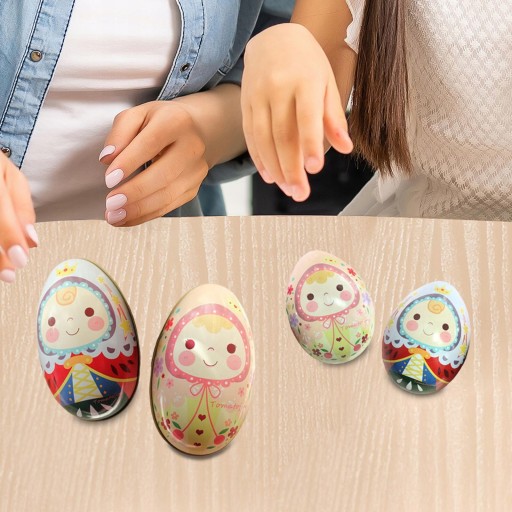 Металлическая коробка для пасхальных конфет, 4 шт.