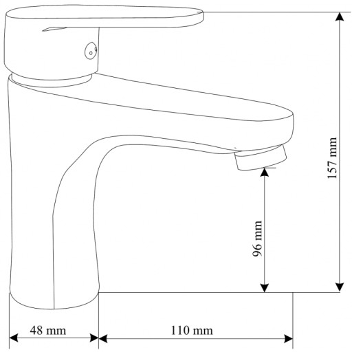 MEXEN KAMA DS75 ZESTAW WANNOWY BATERIA CZARNY