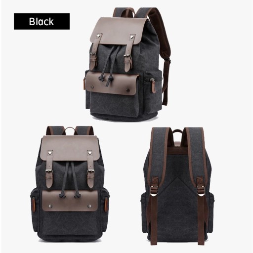 Рюкзак для ноутбука Markroyal 15,6, винтажная парусиновая часть