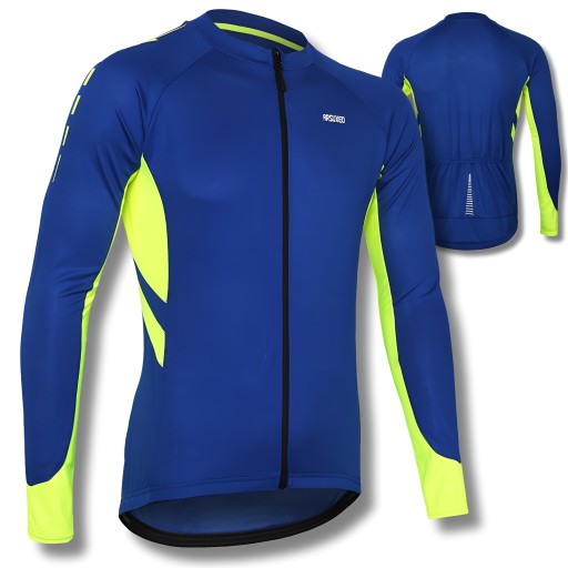 BLUZA ROWEROWA MĘSKA KOLARSKA TERMOAKTYWNA DŁUGI RĘKAW MTB DN ARSUXEO L