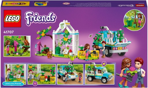 LEGO Friends Фургон для посадки деревьев 41707 6+ 336 деталей