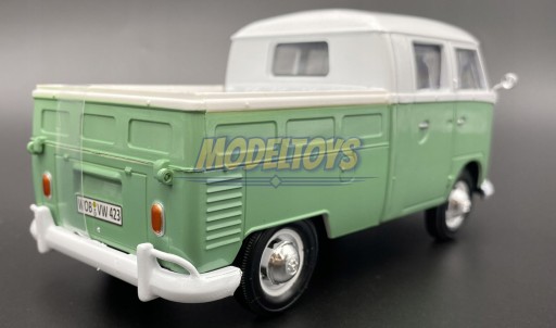 Пикап VW Type 2 T1 с двойной кабиной 1:24 Motormax 79343