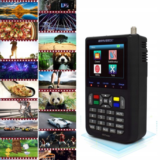 SATLINK V9 МЕТР 3,5-ДЮЙМОВЫЙ ЖК-дисплей