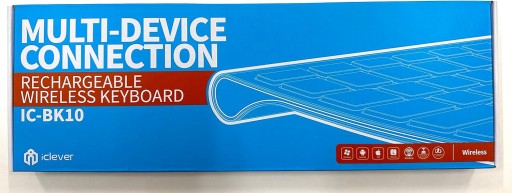 iClever BT НЕМЕЦКАЯ БЕСПРОВОДНАЯ КЛАВИАТУРА BK10