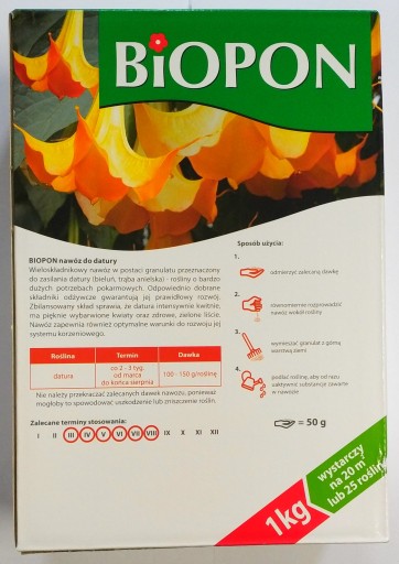 Nawóz Do datury 1kg Biopon