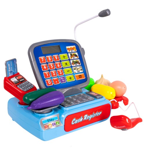 TOY Интерактивная касса для детей + аксессуары