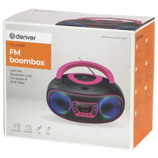ПОРТАТИВНЫЙ CD-ПЛЕЕР ДЕНВЕР BLUETOOTH USB-РАДИО