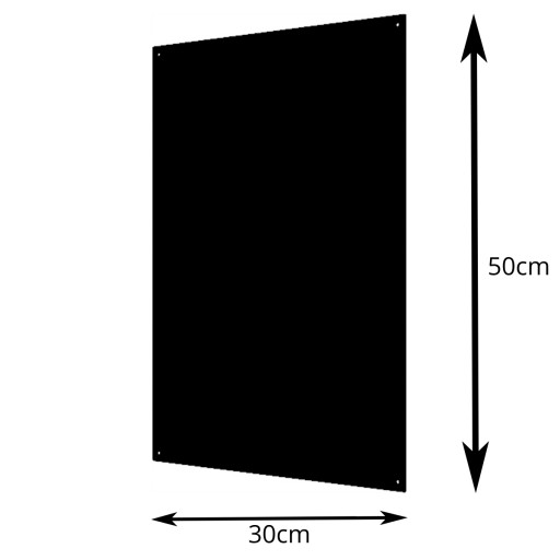 Tablica Metalowa Prostokątna na MAGNESY TURYSTYCZNE z Podróży 50x30cm