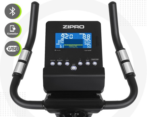 Rower Stacjonarny Rowerek Treningowy USB + Bluetooth iConsole Kinomap Zipro